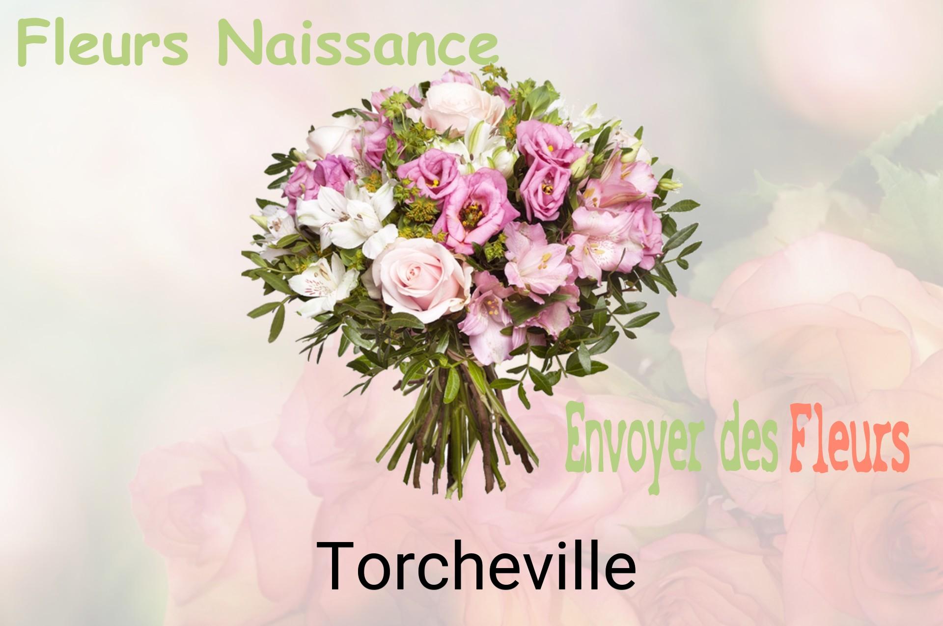 Bouquet de fleurs de naissance livré à Torcheville